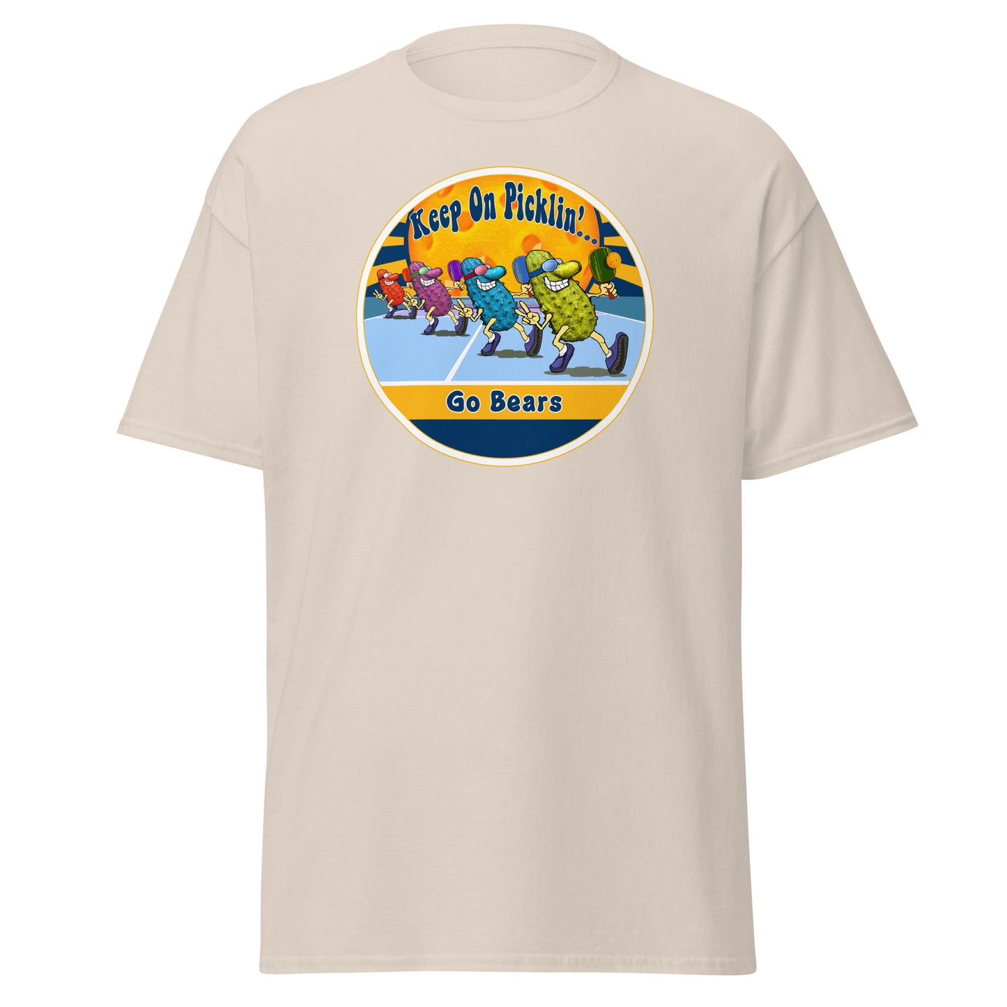 Cal Bears Pickleball Shirt, Short-sleeve Tee, Pickleball Sun Graphic