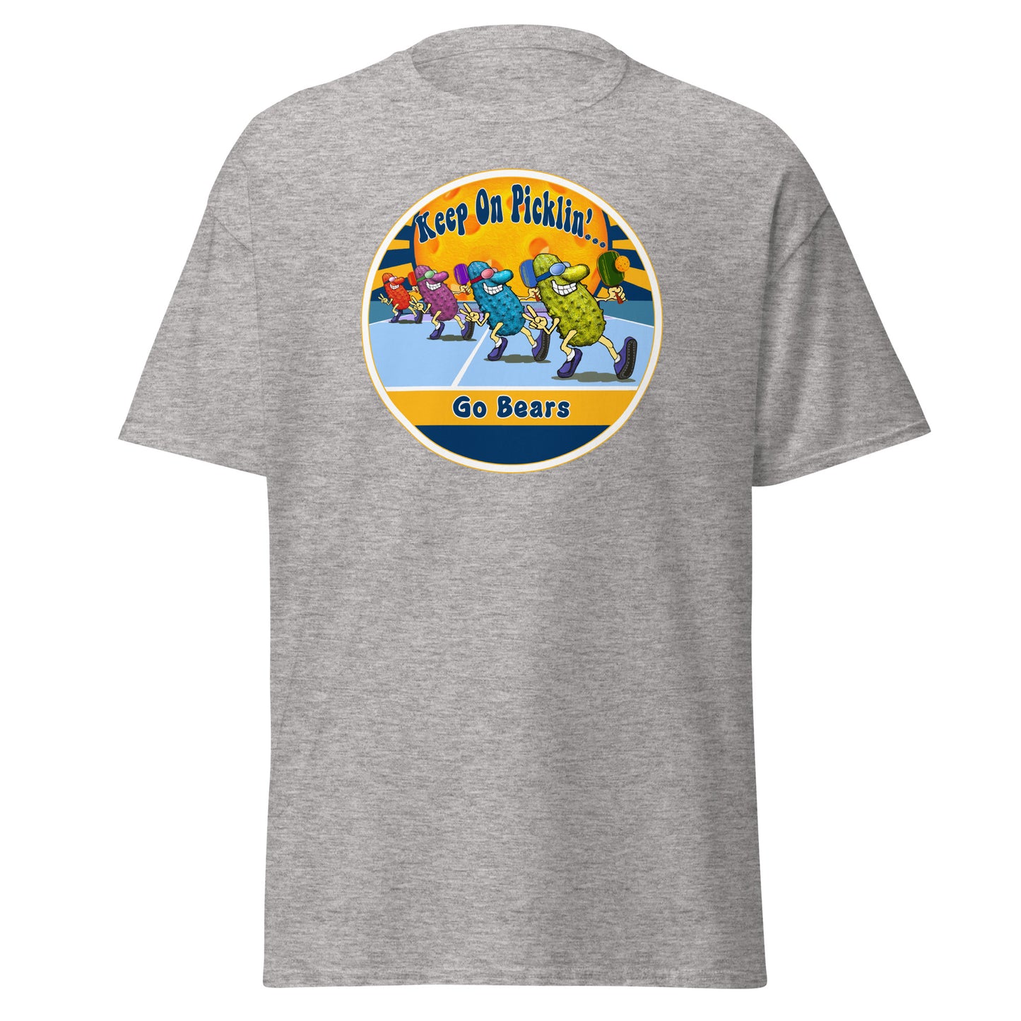 Cal Bears Pickleball Shirt, Short-sleeve Tee, Pickleball Sun Graphic