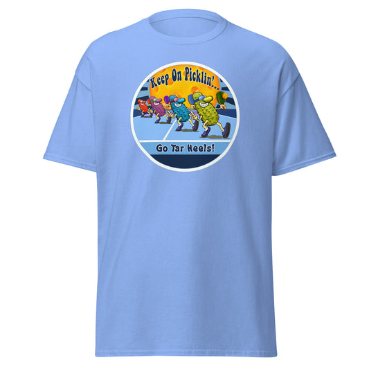 North Carolina Tar Heels Pickleball Shirt, Short-sleeve Tee, Pickleball Sun Graphic