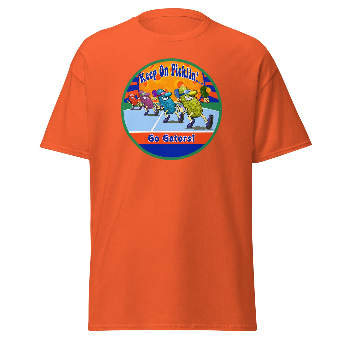 Florida Gators Pickleball Shirt, Short-sleeve Tee, Pickleball Sun Graphic