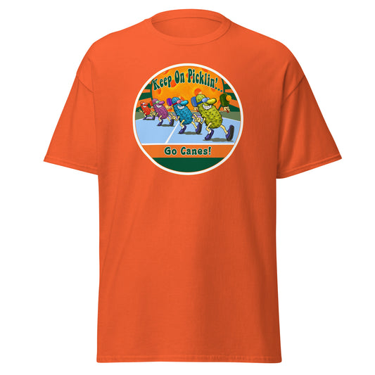 Miami Hurricanes Pickleball Shirt, Short-sleeve Tee, Pickleball Sun Graphic