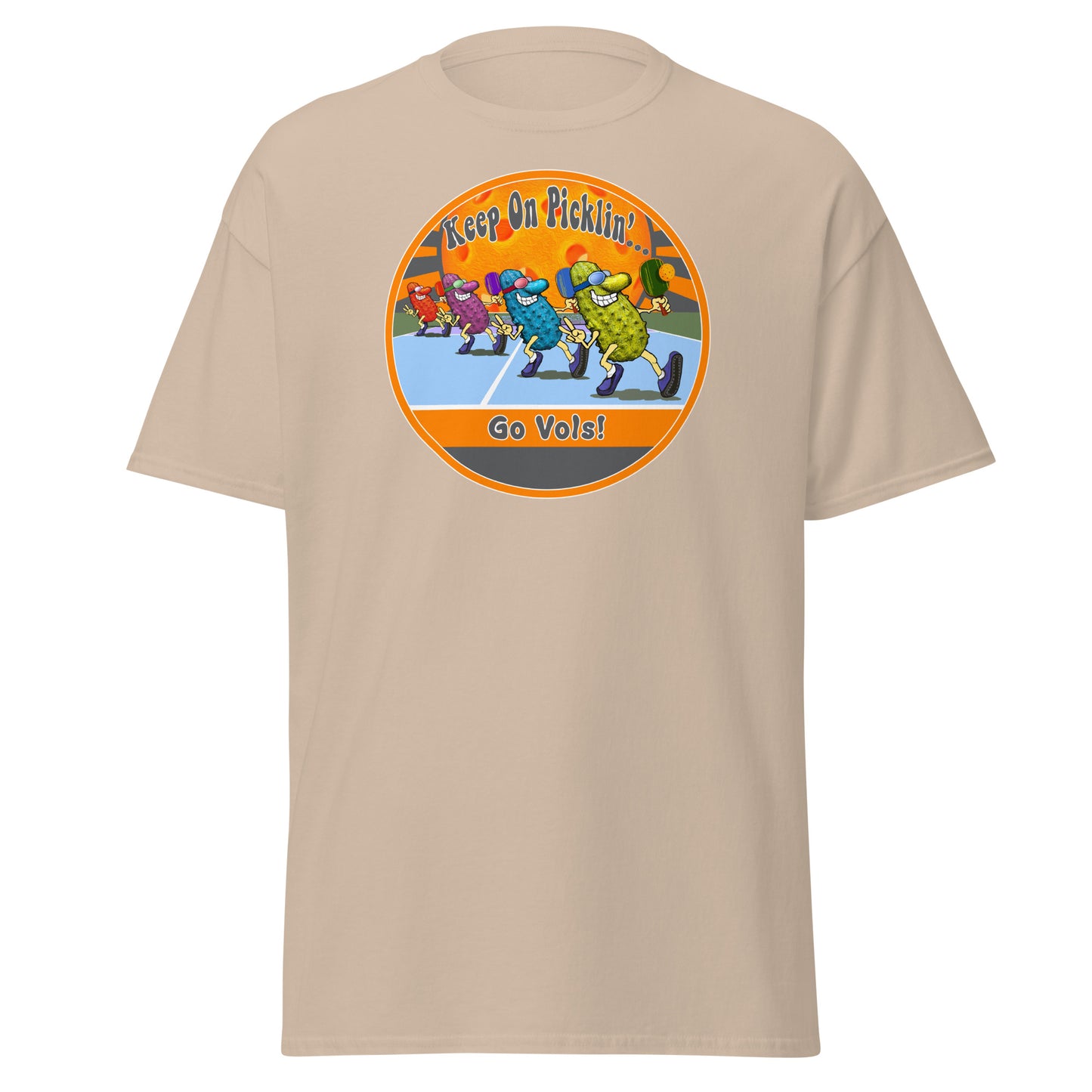 Tennessee Volunteers Pickleball Shirt, Short-sleeve Tee, Pickleball Sun Graphic