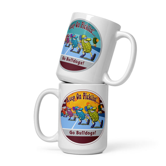 Mississippi State Bulldogs Pickleball Mug, Keep On Picklin', Go Bulldogs, 11oz and 15oz